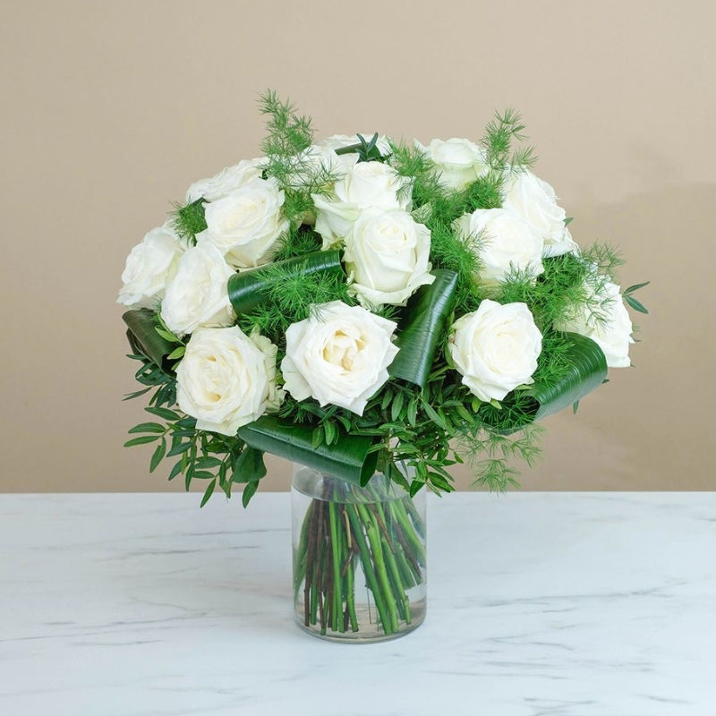 Bouquet de roses deuil