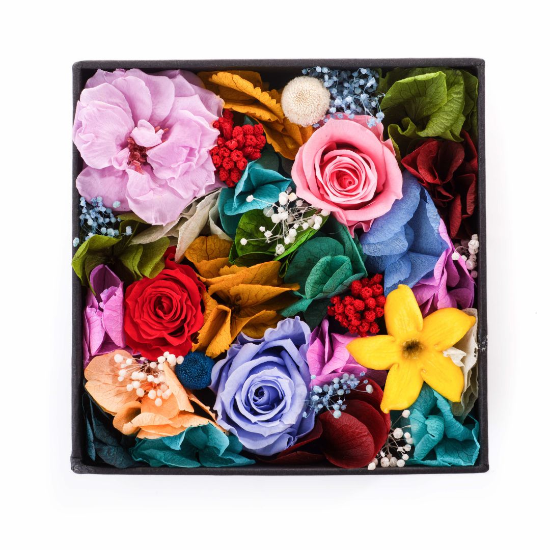 flower box multicolore