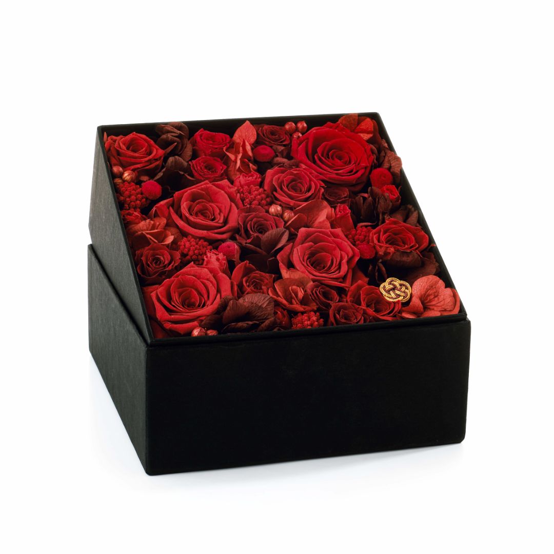 Flower box rouge