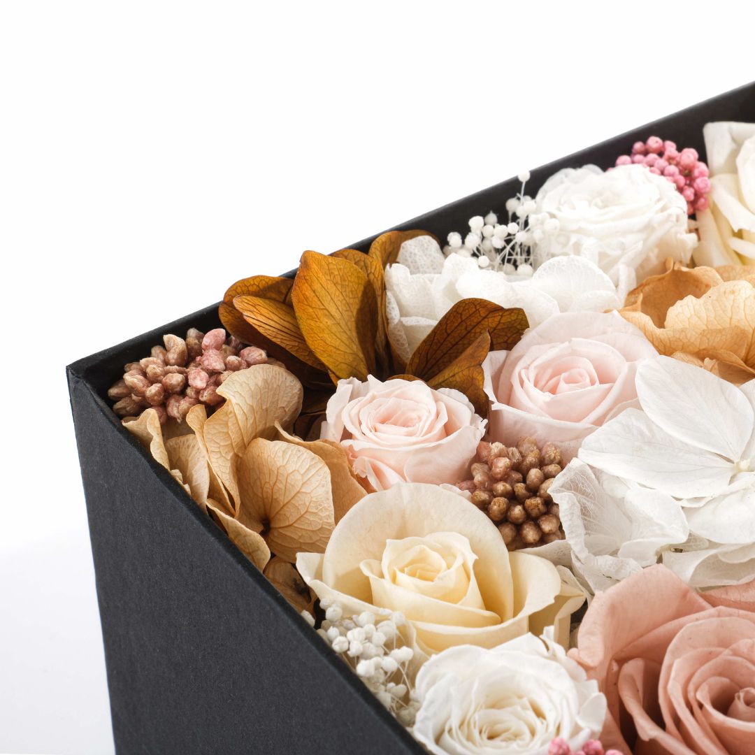 Flower box beige
