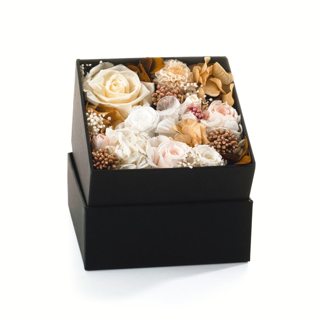 Flower box beige