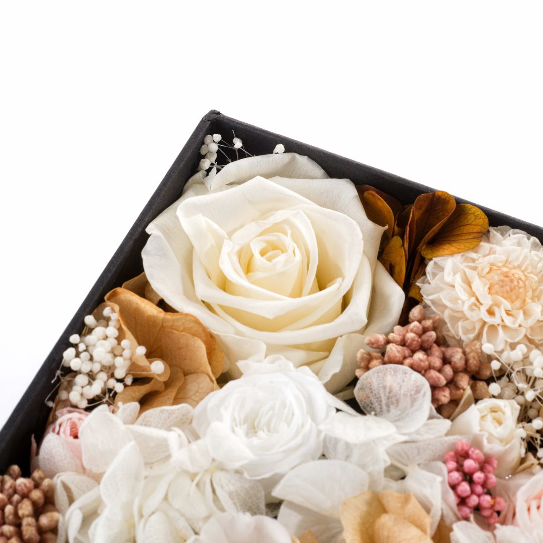 Flower box beige
