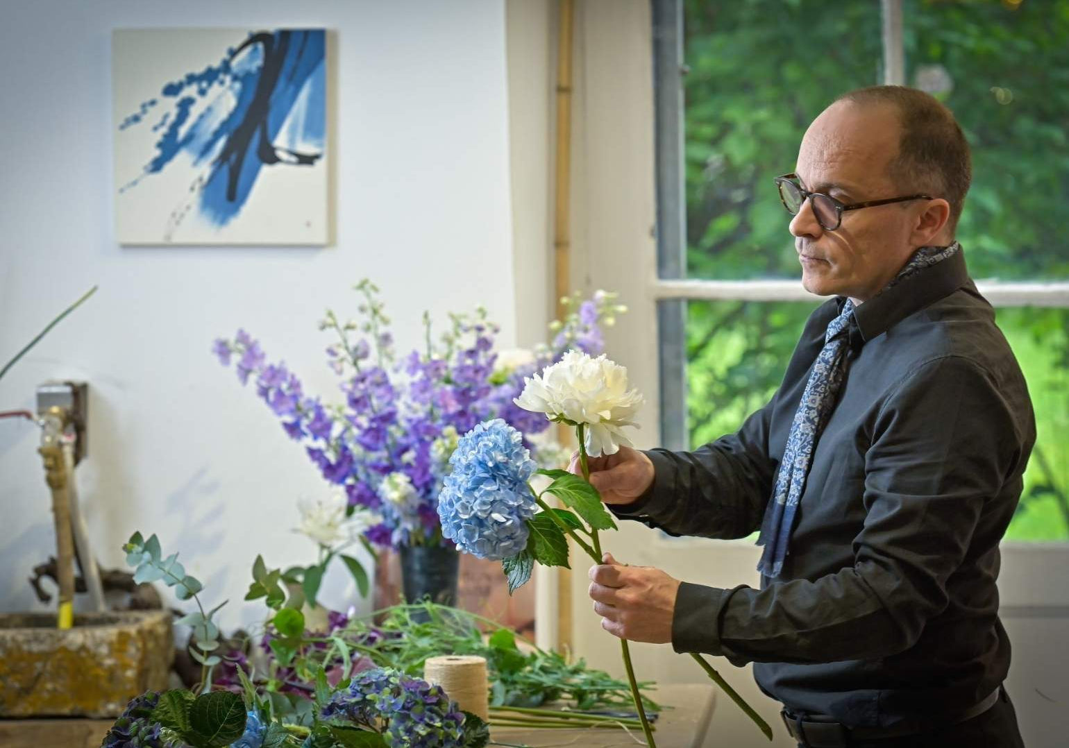 La boutique des fleurs à Paris