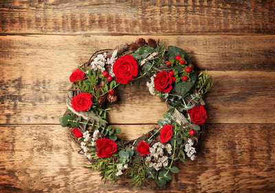 Atelier couronne de fleurs de noël à Paris