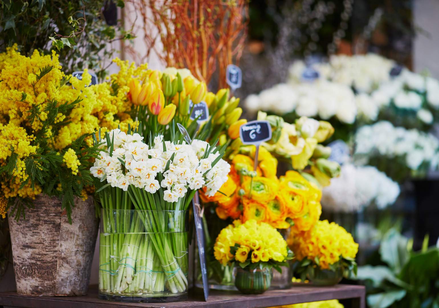 Les magasins de fleurs à Paris