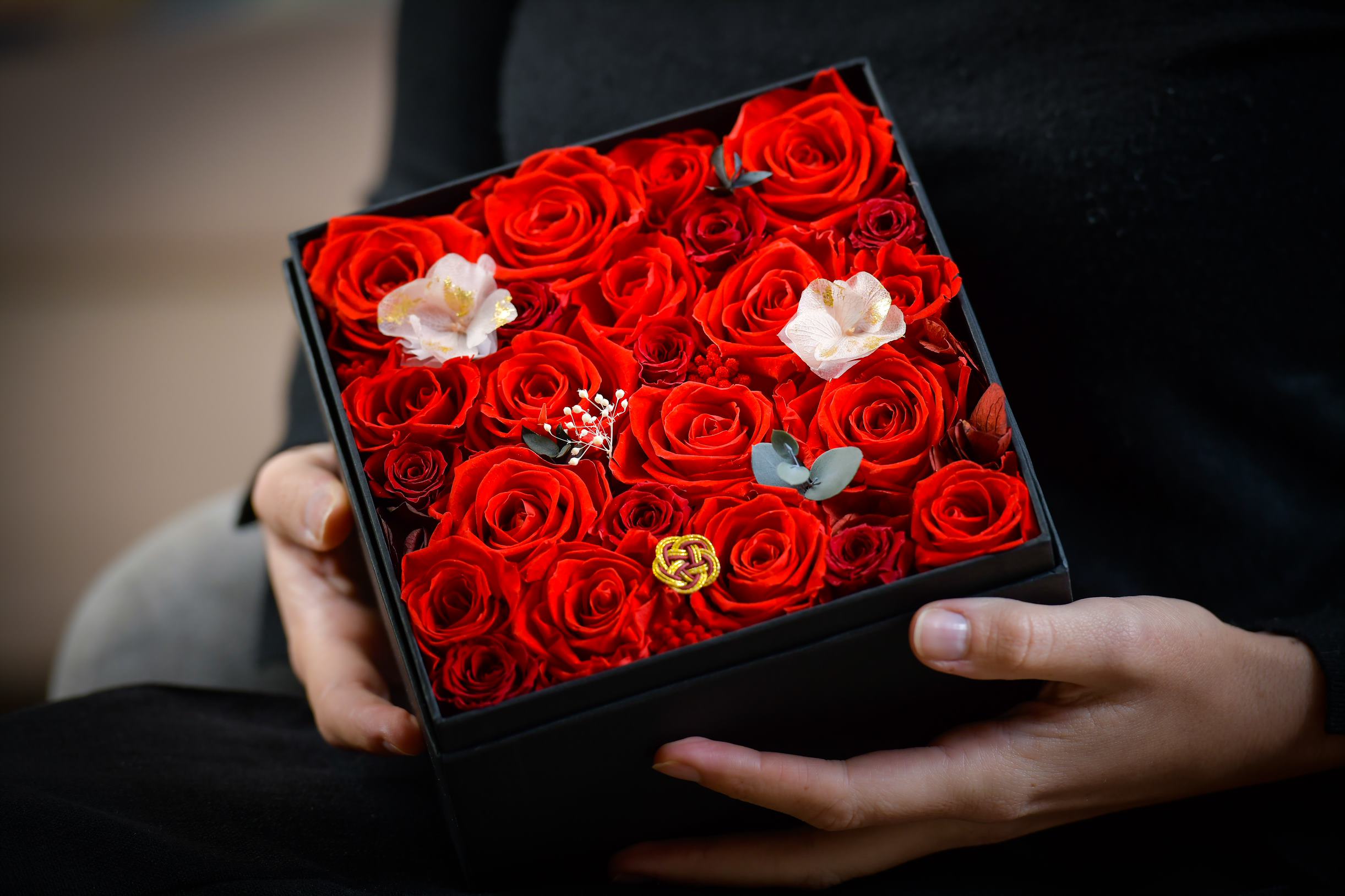 Roses éternelles le cadeau parfait