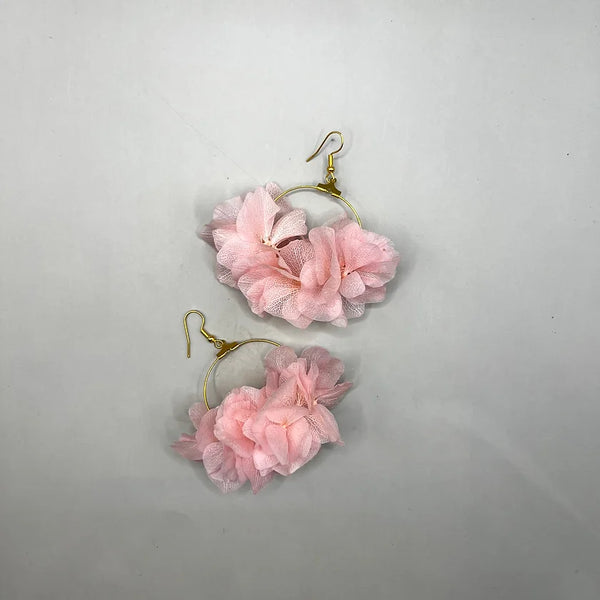 Créoles- Monochrome rose