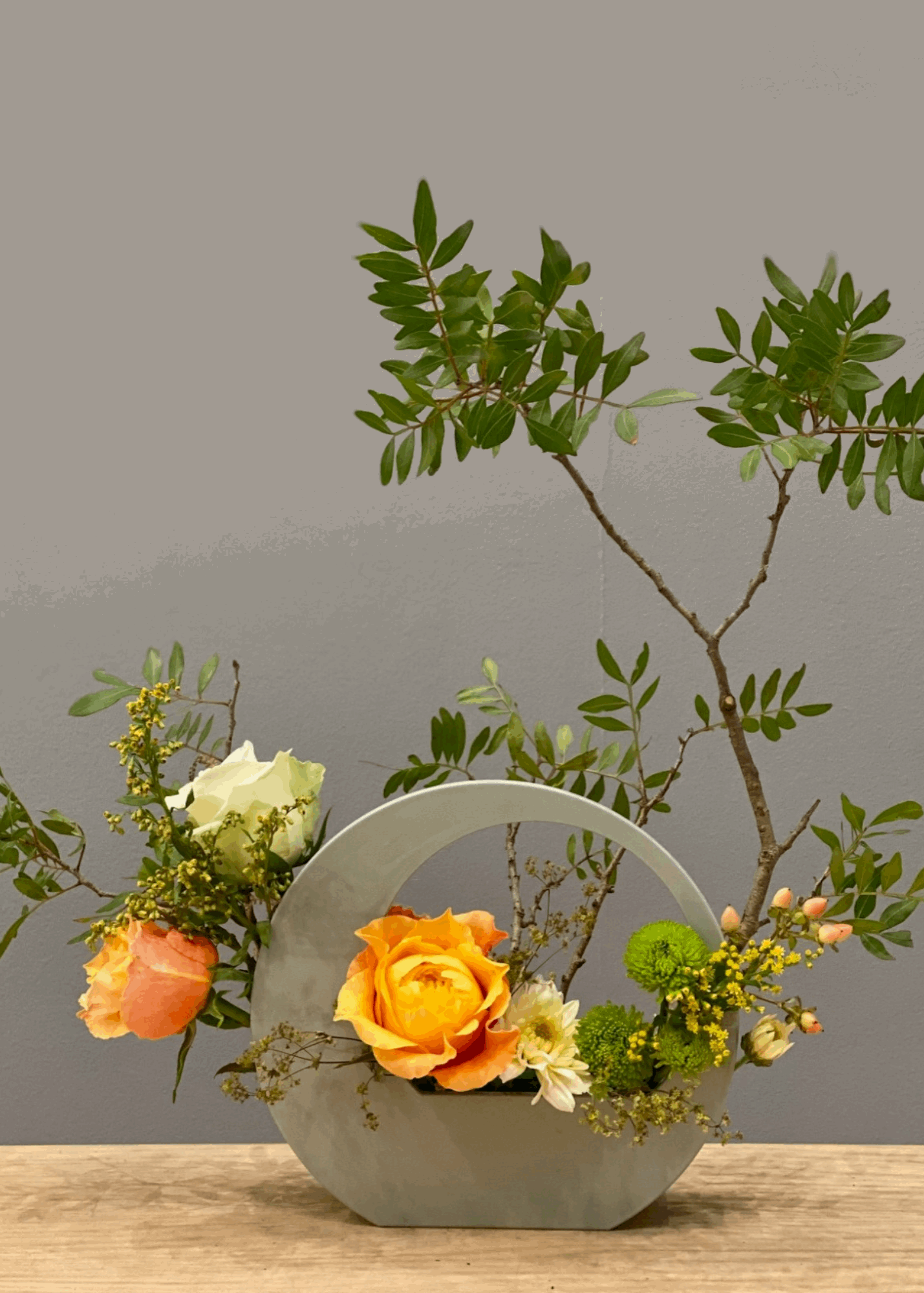 Composition florale Franco-Japonaise