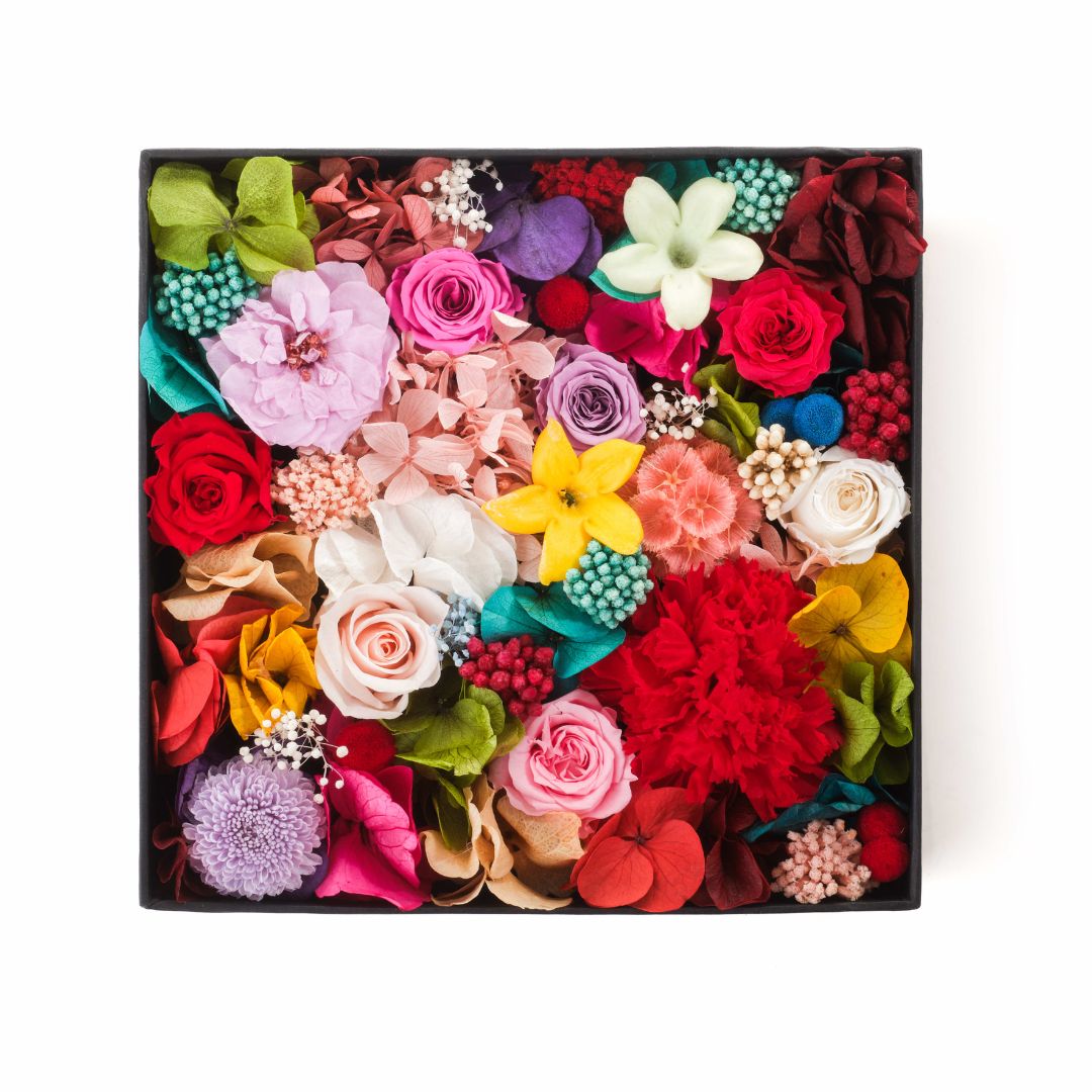 flower box multicolore