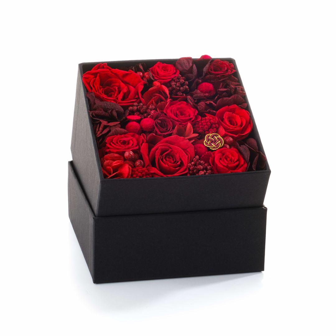 Flower box rouge