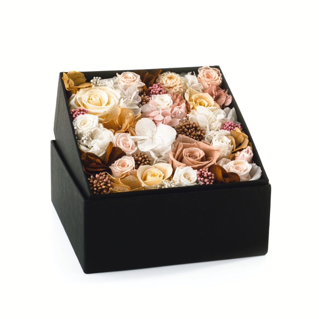 Flower box beige