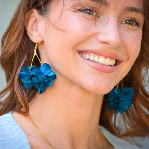 Boucles mizu bleu nuit