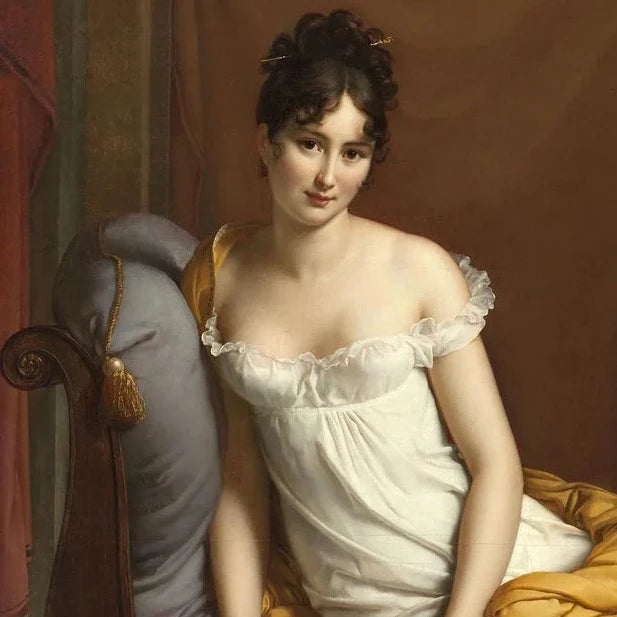 Portrait Juliette Récamier en peinture